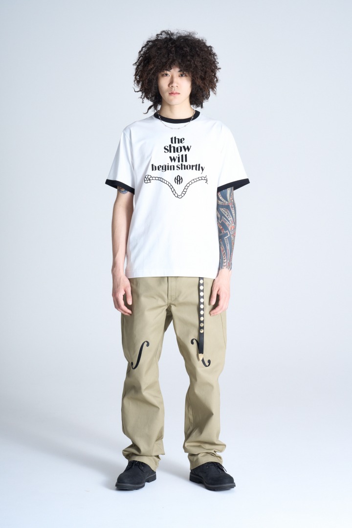 メッセージリンガーT シャツ ホワイト