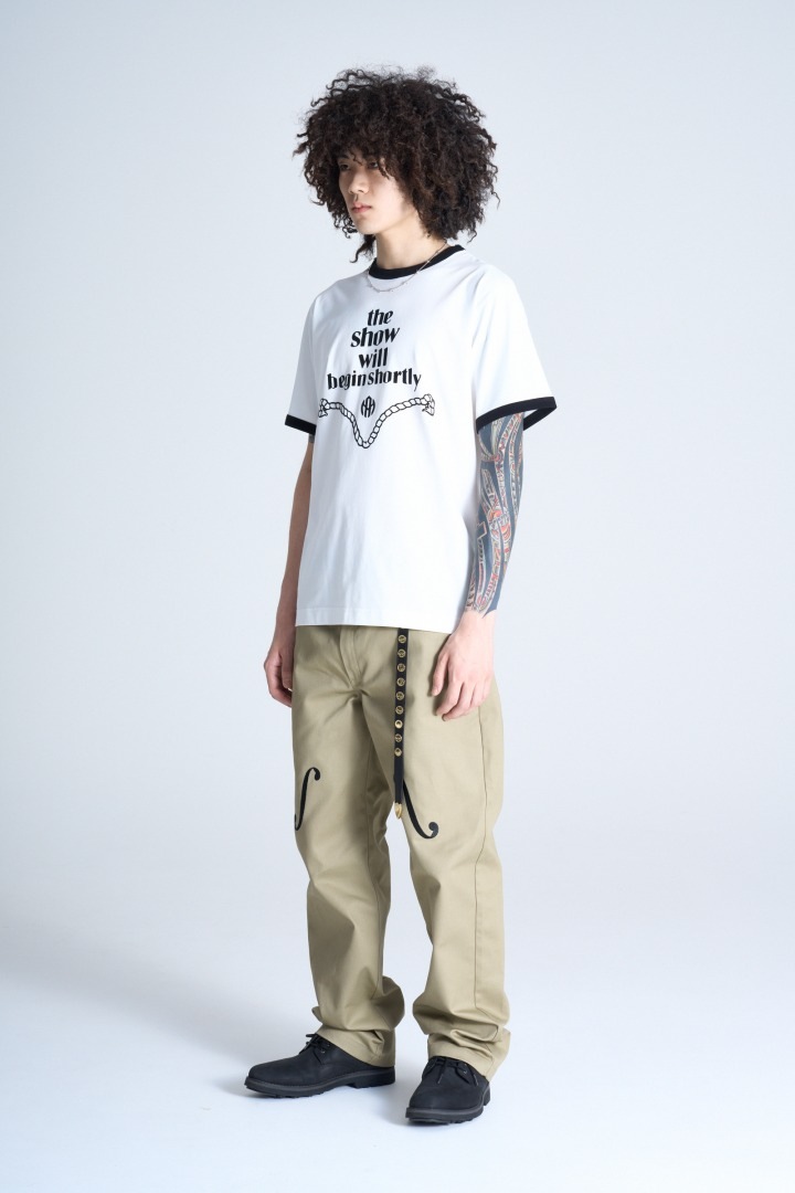 メッセージリンガーT シャツ ホワイト