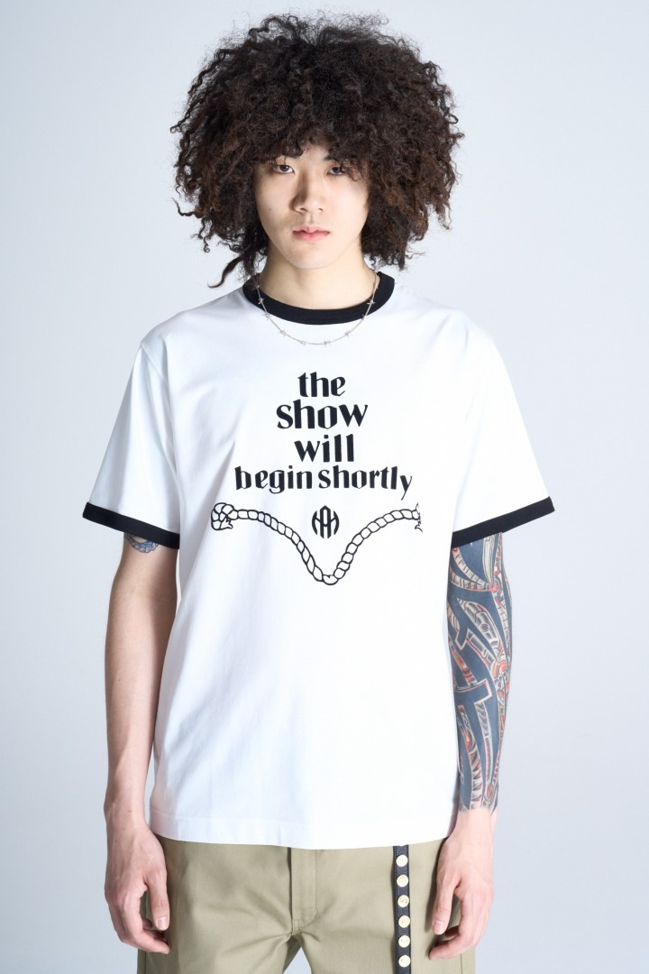 メッセージリンガーT シャツ ホワイト