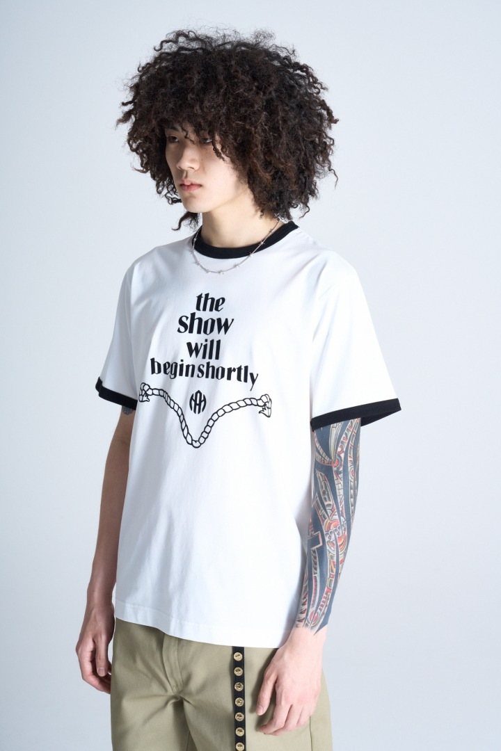 メッセージリンガーT シャツ ホワイト