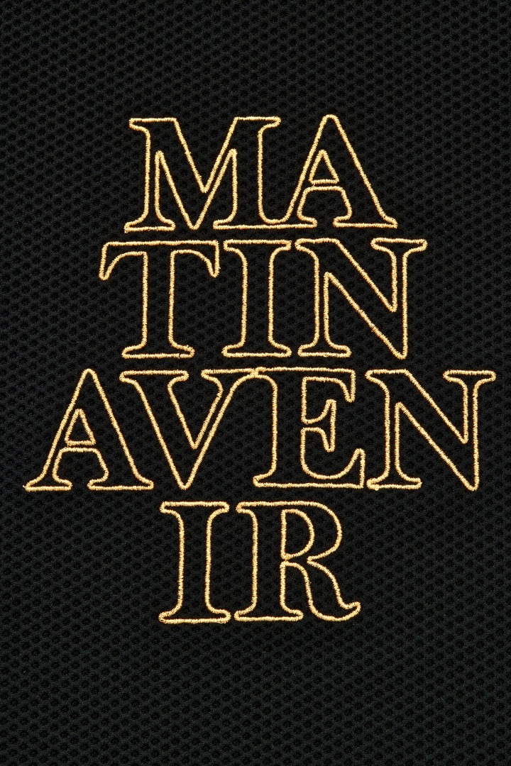 ワッフルメッシュモックネックTシャツ