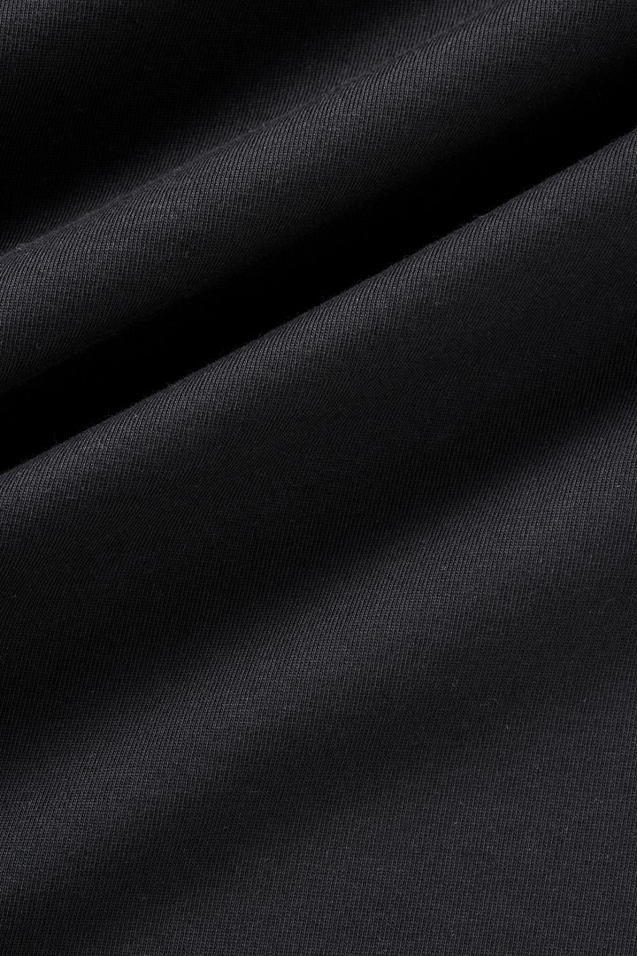 エンブロイダリーモックネックTシャツ