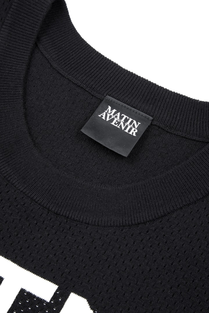 ニットバスケタンクトップ