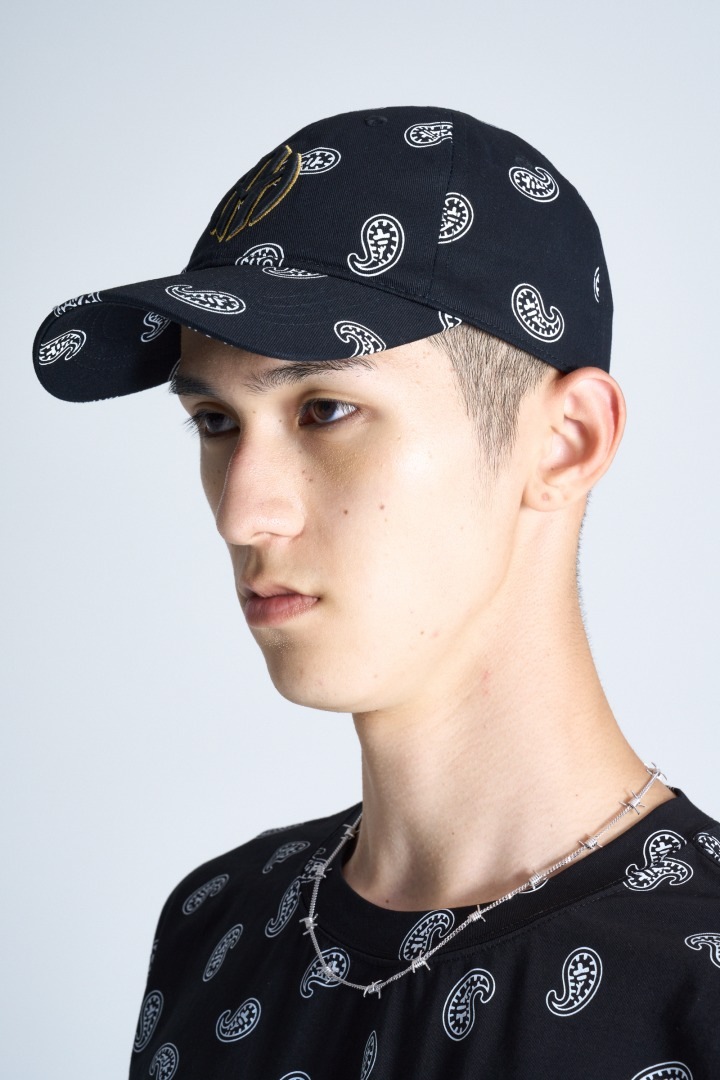 ペイズリーロゴキャップ