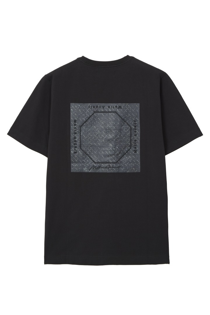 オクタゴン ワイヤーメッシュTシャツ ブラック