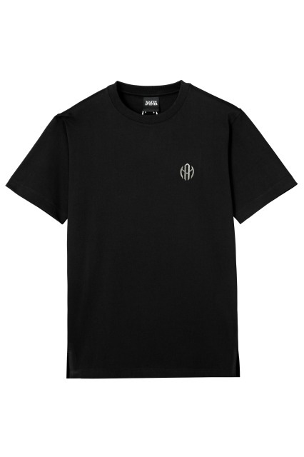 ワンポイントロゴ刺繍Tシャツ ブラックグレー | すべての商品 | Matin