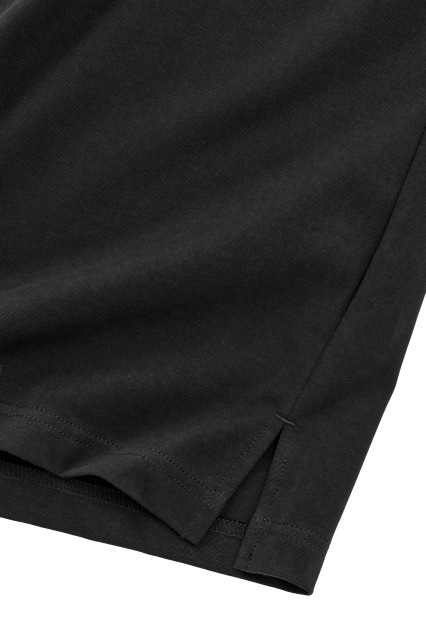 ワンポイントロゴ刺繍Tシャツ ブラックグレー