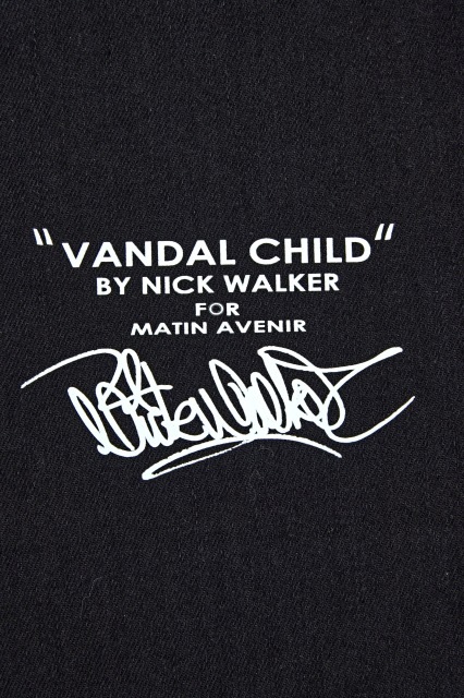 “VANDAL CHILD”BY Nick Walker EDWIN サルエルスキニーストレッチデニム ブラック
