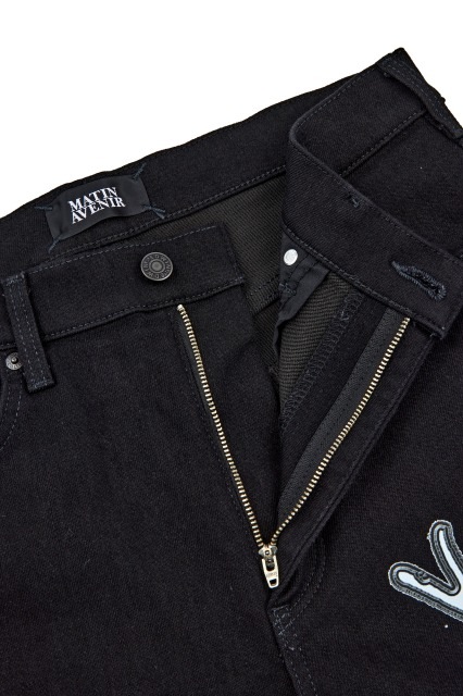 “VANDAL CHILD”BY Nick Walker EDWIN サルエルスキニーストレッチデニム ブラック