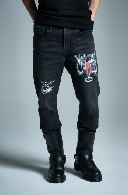 VANDAL CHILD”BY Nick Walker EDWIN サルエルスキニーストレッチデニム