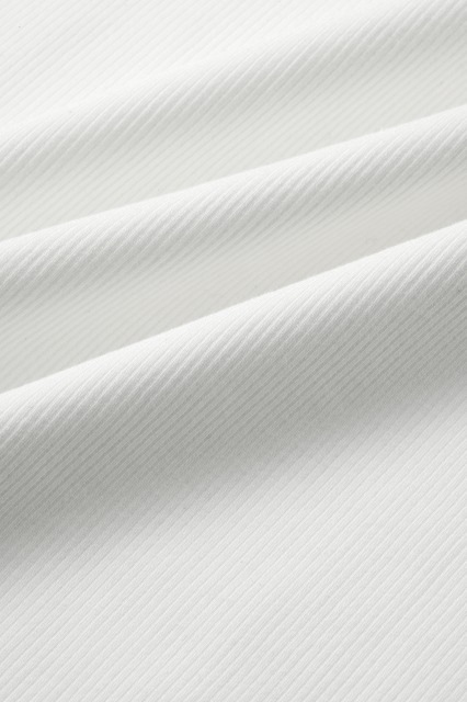 コットンリブタンクトップ ホワイト