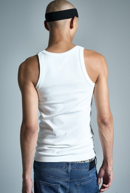 コットンリブタンクトップ ホワイト | すべての商品 | Matin Avenir