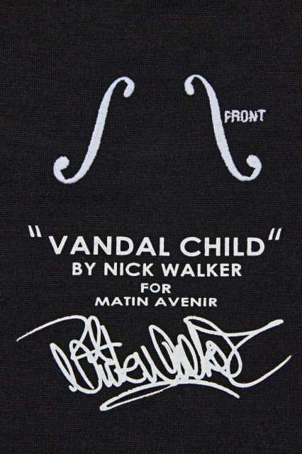 “VANDAL CHILD” BY Nick Walker ウール天竺Tシャツ