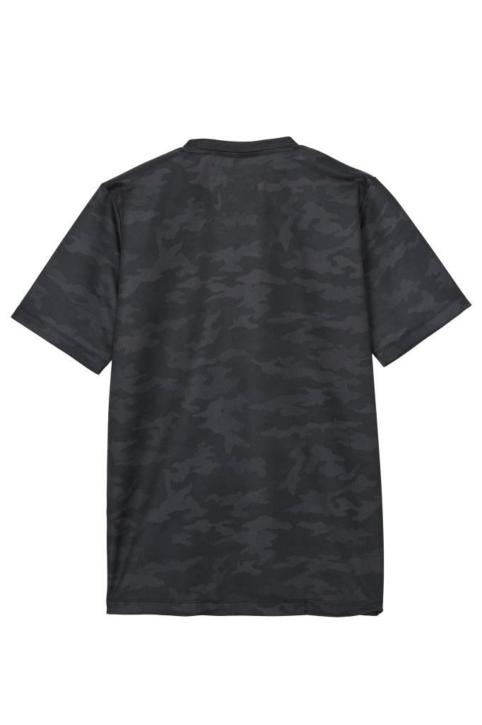 junhashimoto - 美品 TFW49 迷彩柄 ストレッチ 半袖Tシャツ 黒 M