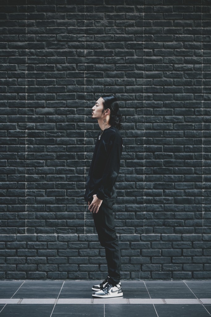 タイダイ染めプリント ロングTシャツ