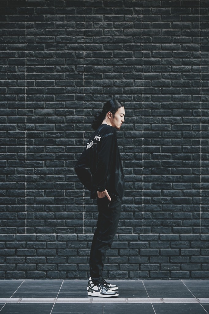 タイダイ染めプリント ロングTシャツ