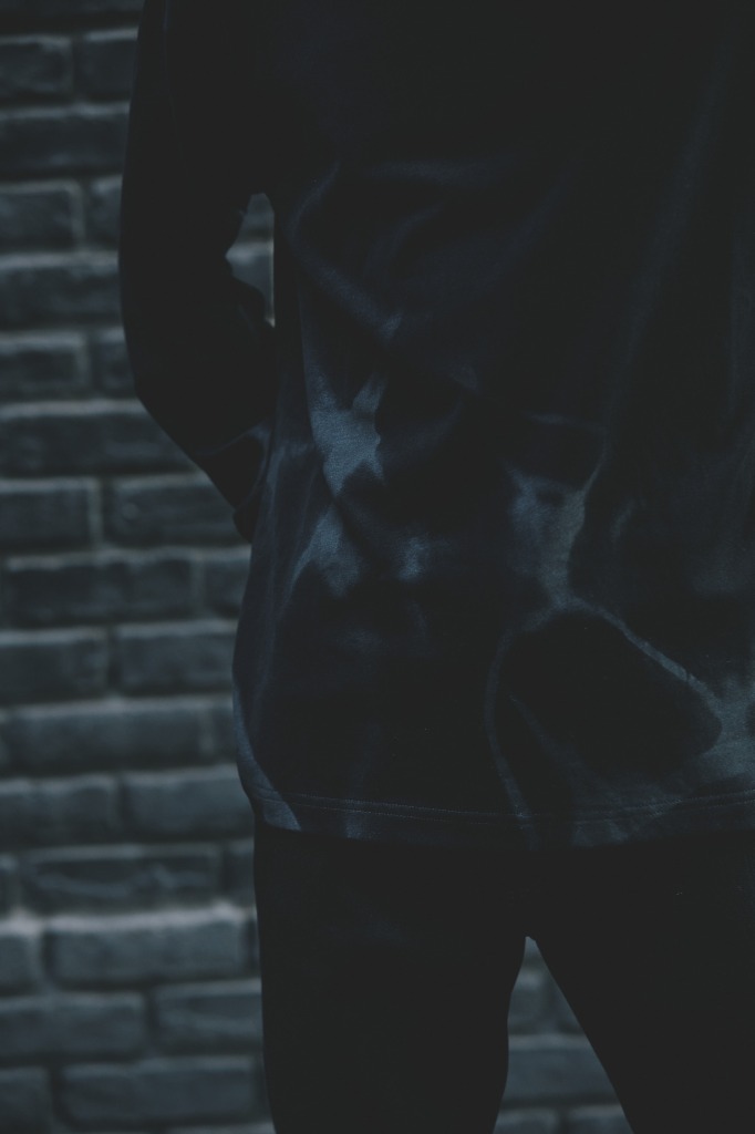 タイダイ染めプリント ロングTシャツ