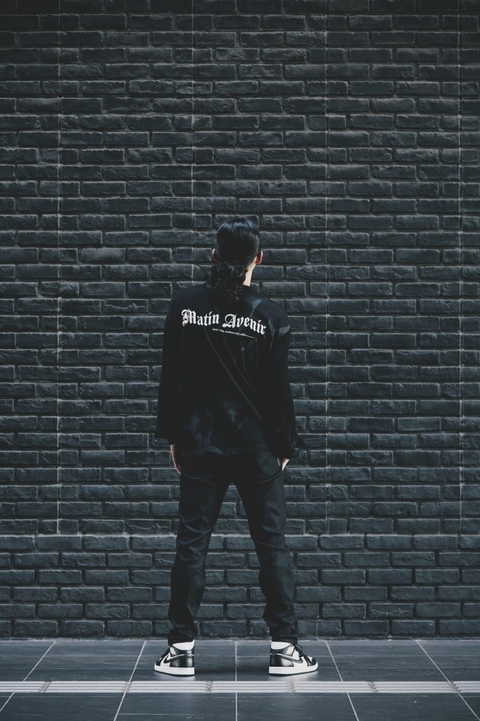 タイダイ染めプリント ロングTシャツ