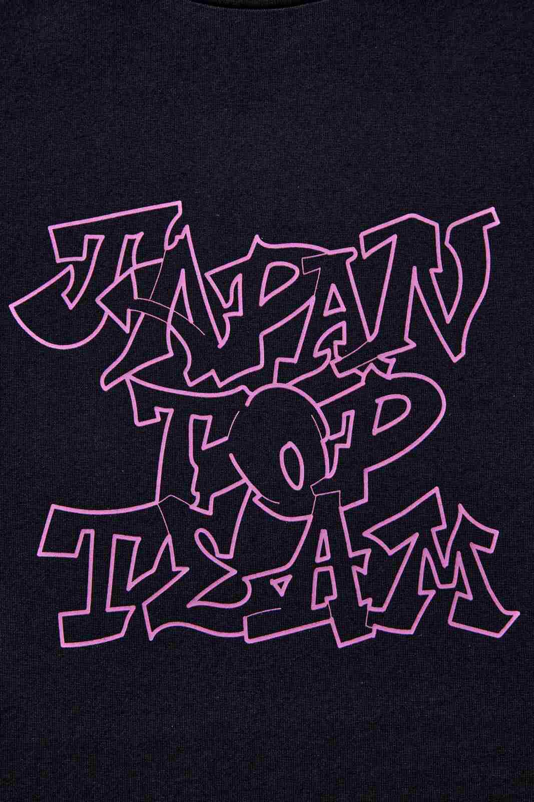 JTT(JAPAN TOP TEAM) タギングTシャツ ピンクロゴ
