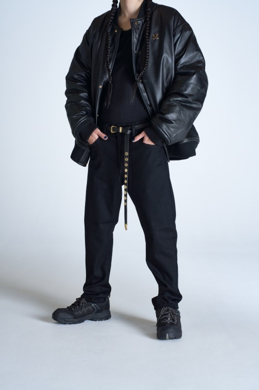 EDWIN × MATIN AVENIR サルエルスキニーストレッチデニム ブラック