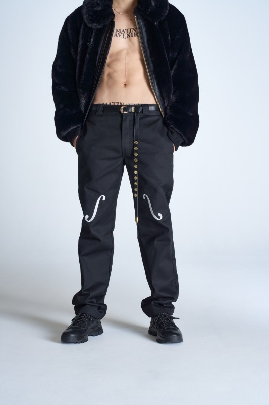 Dickies × MATIN AVENIR ワークパンツM-HOLE ブラック