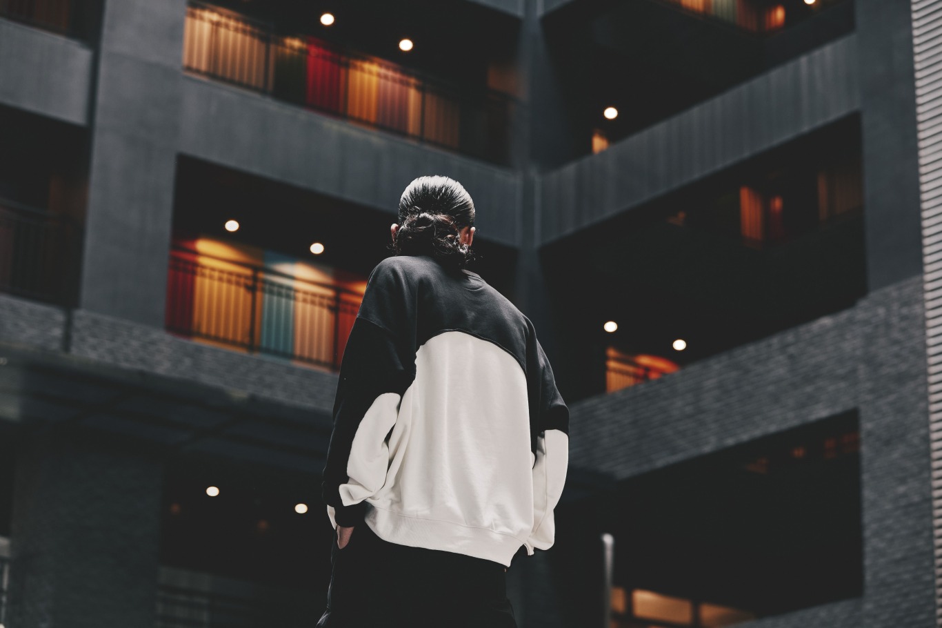 切り替えトレーナー ブラック