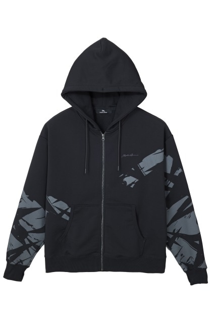 Matin Avenir マタンアヴニール ジップアップパーカー（朝倉未来着用） ジップアップパーカー 表面はドライタッチで張りがあり、立体的