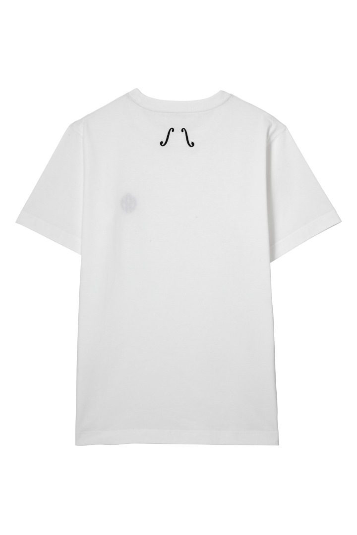 ワンポイントロゴ刺繍Tシャツ ホワイト