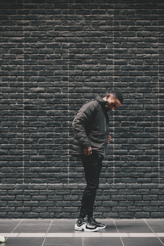 インフードダウンジャケット