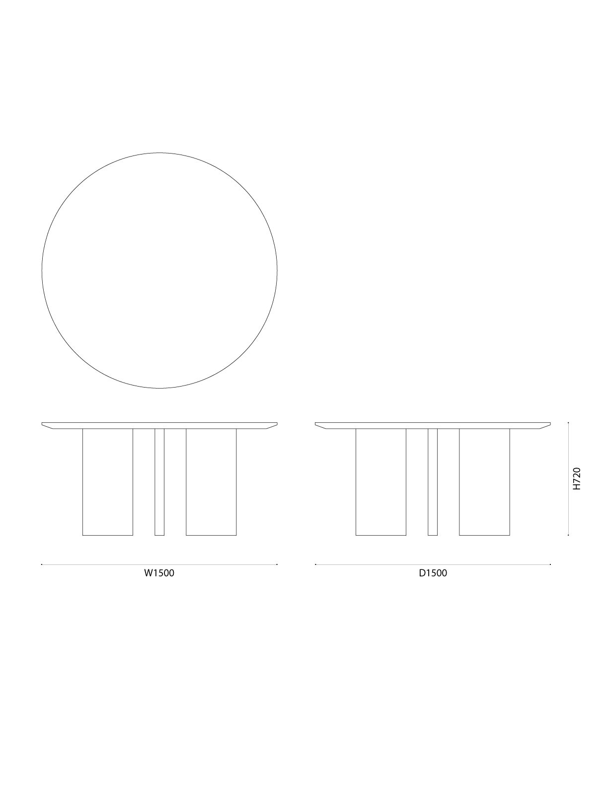 ◇A-DT03 Dining Table【送料無料】 | zuiun onlineshop