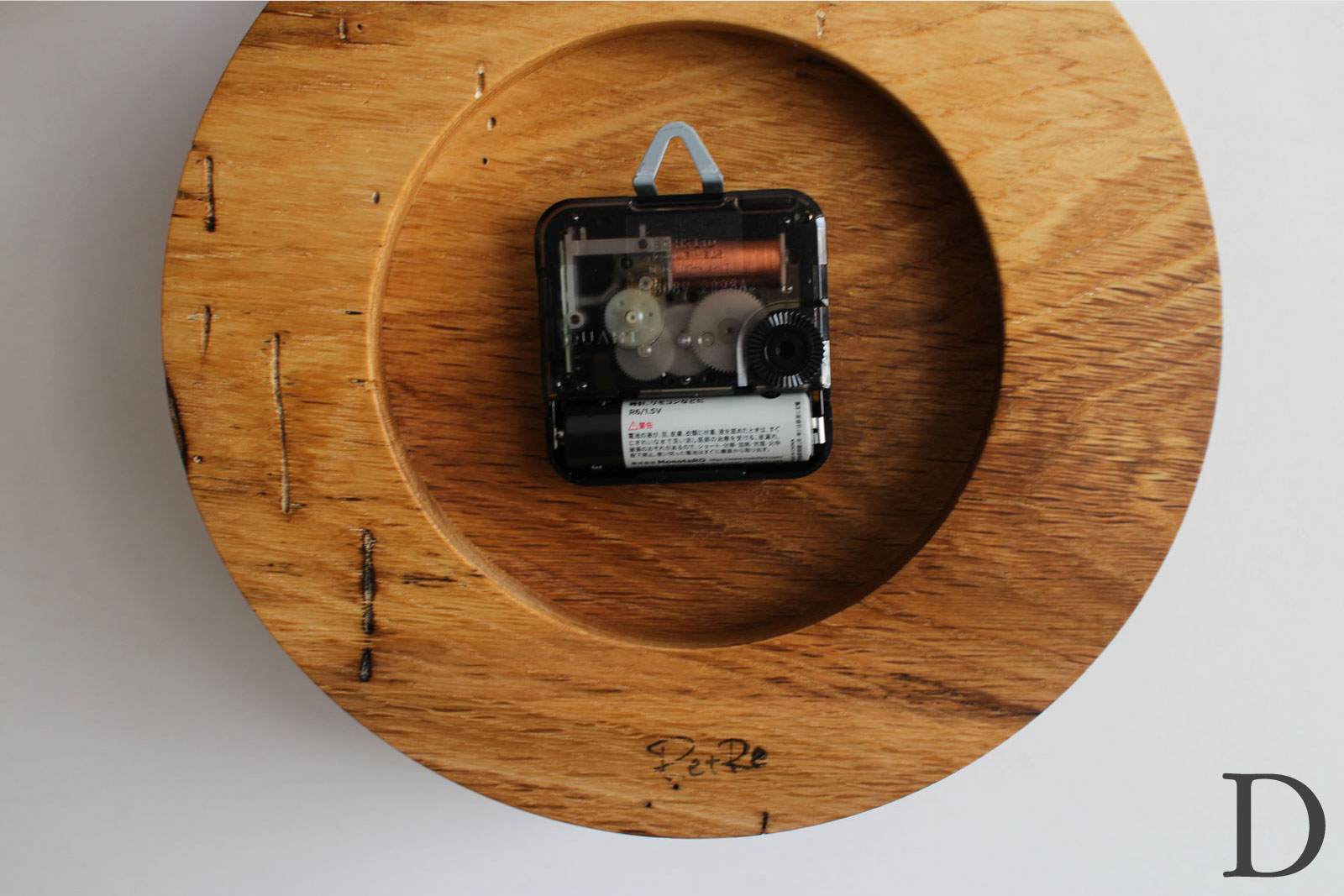 RetRe 壁掛け時計 Wormy wood Wall clock | RetRe | niguramu