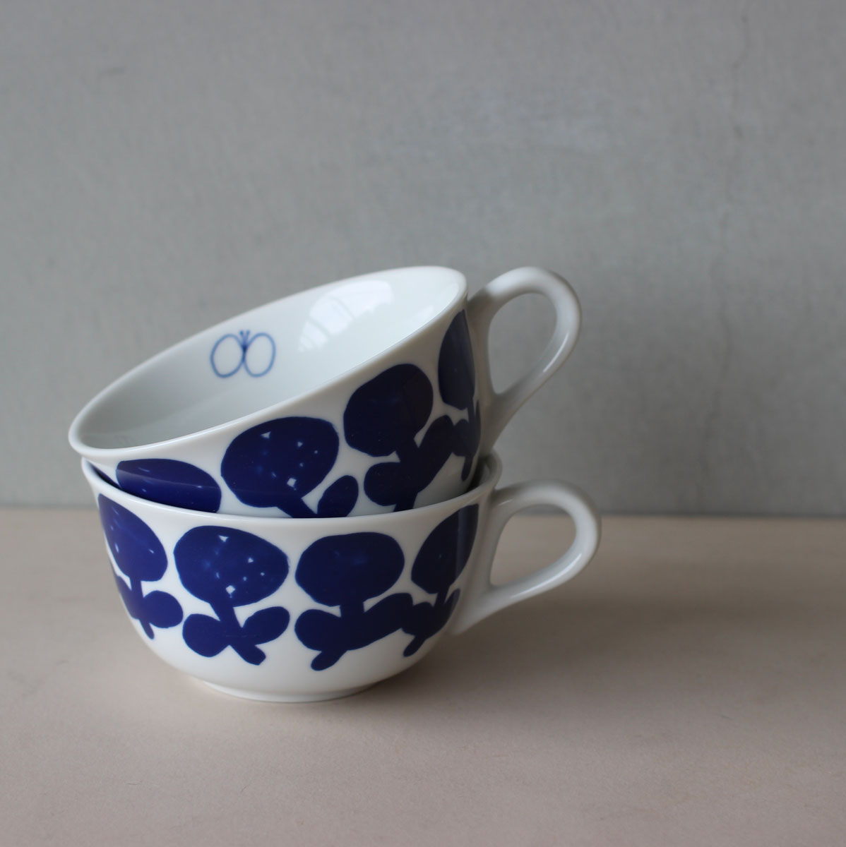 ミナ ペルホネン×PASS THE BATON Remake tableware Morning Cup BL×BL