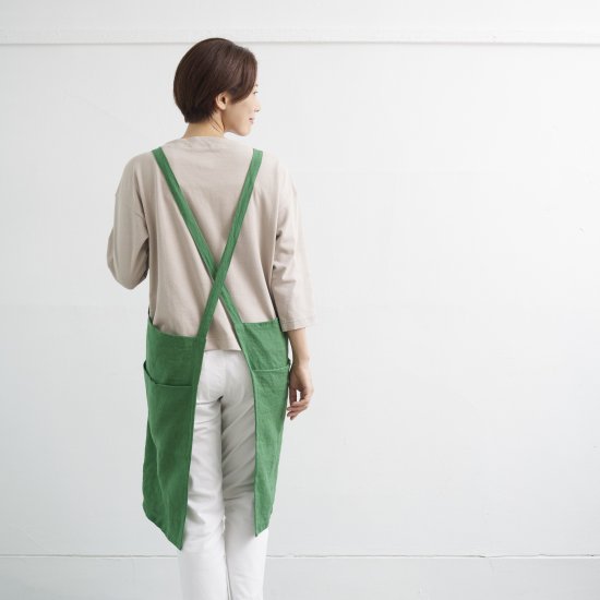 bohem フリンジエプロン バッククロスチムニーエプロンFF | zuiun onlineshop
