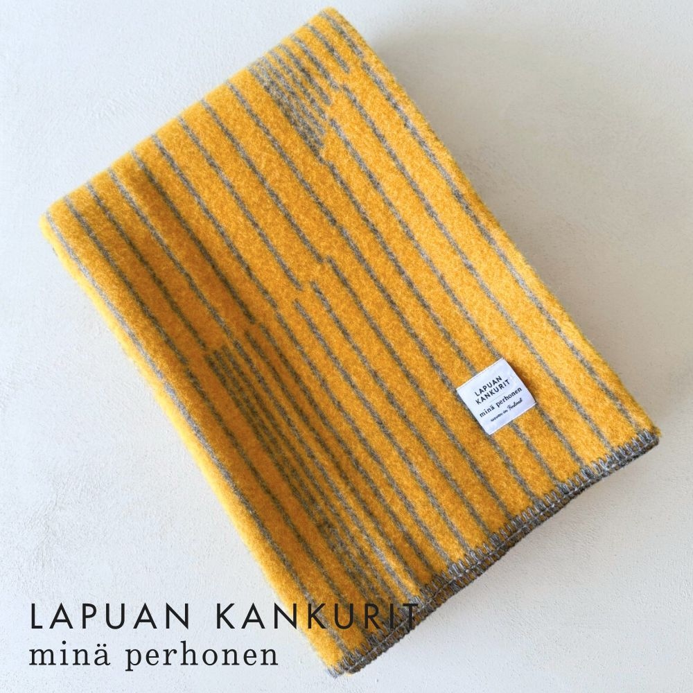 LAPUAN KANKURIT×mina perhonen】AURORA ウールブランケット 100x150cm