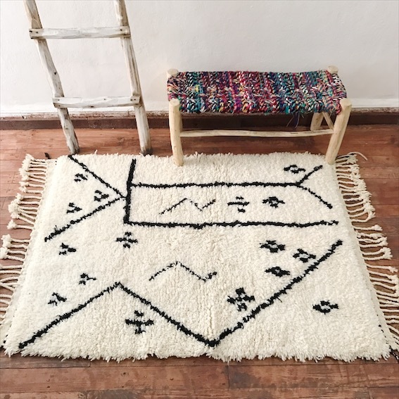 モロッコ製　ベニワレンラグ ベニワレンラグ-No.48 | Moroccan Rug - モロッコラグ