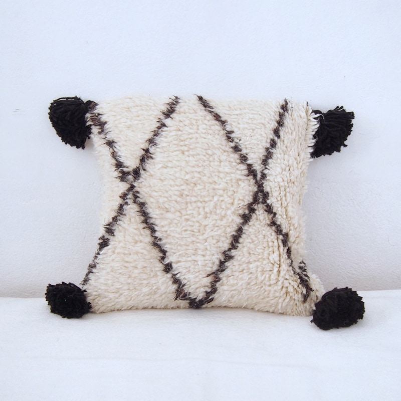 Beniouarain　クッションカバー　ベニワレン　ベニワレンラグ ベニワレンクッションカバー195 | Morocco Cushion －モロッコ