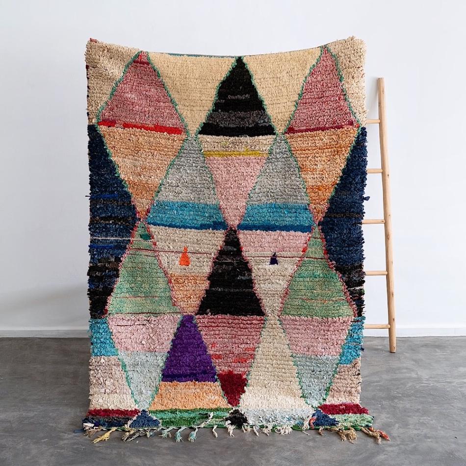 ボシャルウィットラグ-No.46 (190×130cm) ≪Vintage≫