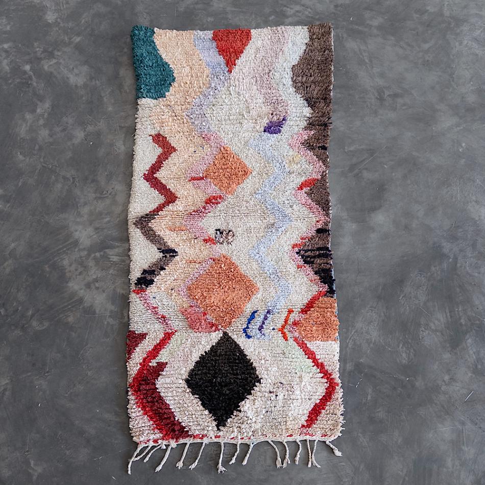 ボシャルウィットラグ-No.49 (212×98cm) ≪Vintage≫