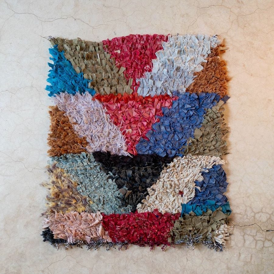 ボシャルウィットラグ-No.39 (80×69cm) ≪Vintage≫ | Moroccan Rug ボシャルウィットラグ-No.39 (80×69cm) ≪Vintage≫ | Moroccan Rug